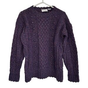 Vintage Derek Rayne Cable Knit Sweater Med Fisherman Grandpa Indie Cabin Grunge‎